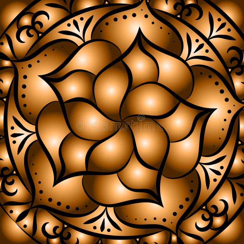 Abstract pattern of gradient shapes. Colorful unusual background creates three-dimensional shapes royalty free illustration