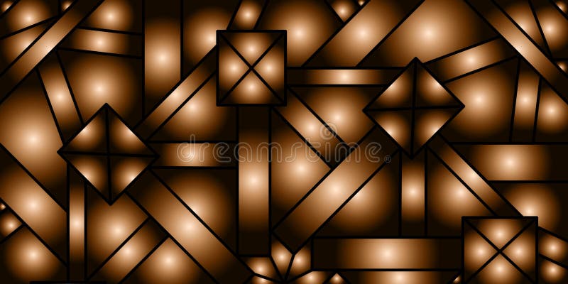 Abstract pattern of gradient shapes. Colorful unusual background creates three-dimensional shapes vector illustration