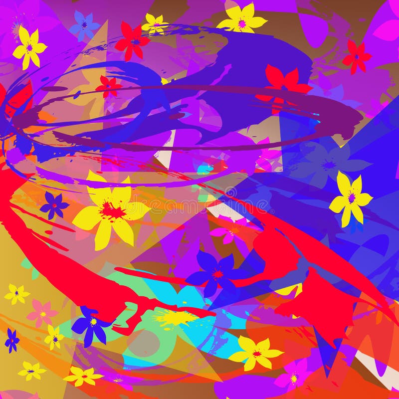 Abstract pattern of multi-colored elements. vector illustration Abstract pattern of multi-colored elements. vector illustration