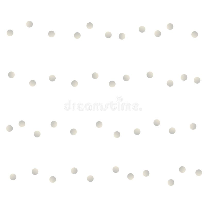 Silver polka dot stock vector. Illustration of falling 112293522