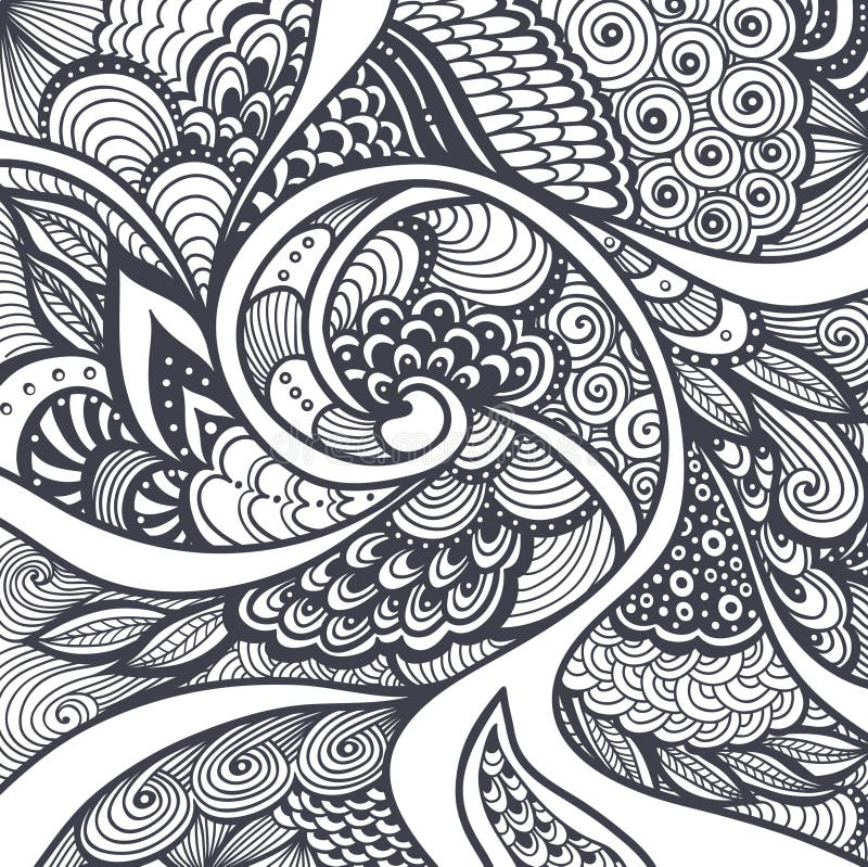 abstract black and white coloring pages - photo #17