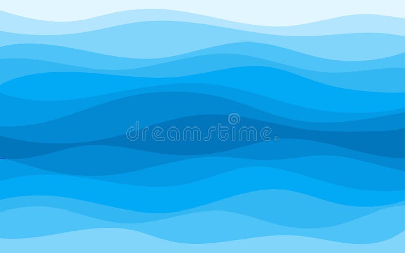 Blue spiral ocean sea wave Royalty Free Vector Image