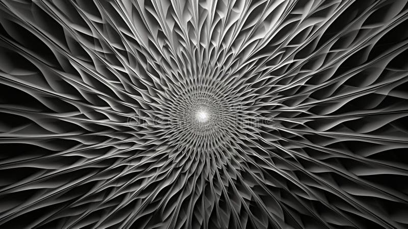 Abstract Patterns of Energy Radiating from a Central Point Abstract