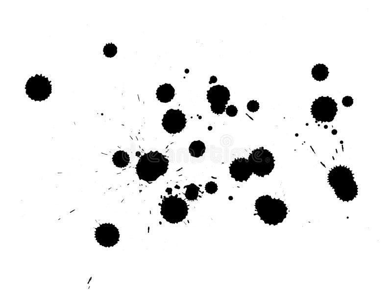 Abstract photo of a black blot.