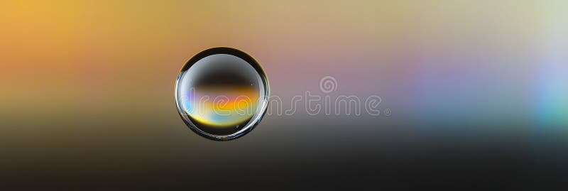 Abstract picătură de apă Culori curcubeu Macro Fotografie Natură Fundal artă lentile de viață imagine lumina stock illustration