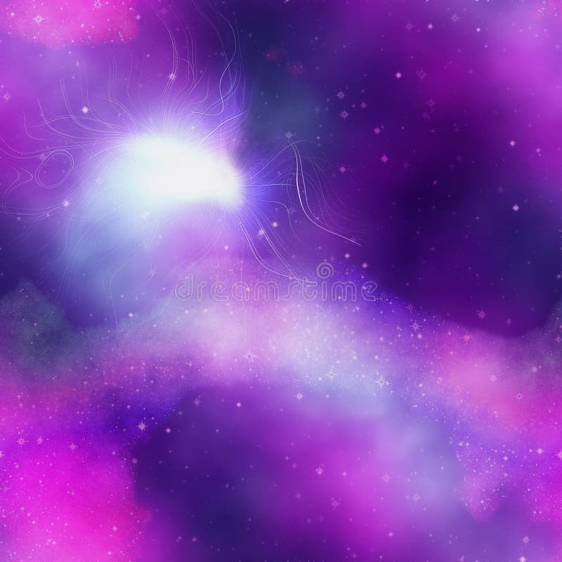 Abstract Pink, Blue and Purple Background Resembling Night Sky with ...