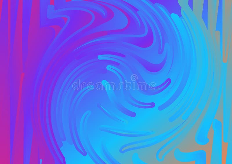 Abstract Pink and Blue Twirling Vortex Graffiti Background Stock Vector ...