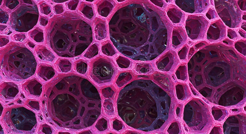 Abstract Pink Geometric Network : Infoga 3D-renderare vektor illustrationer