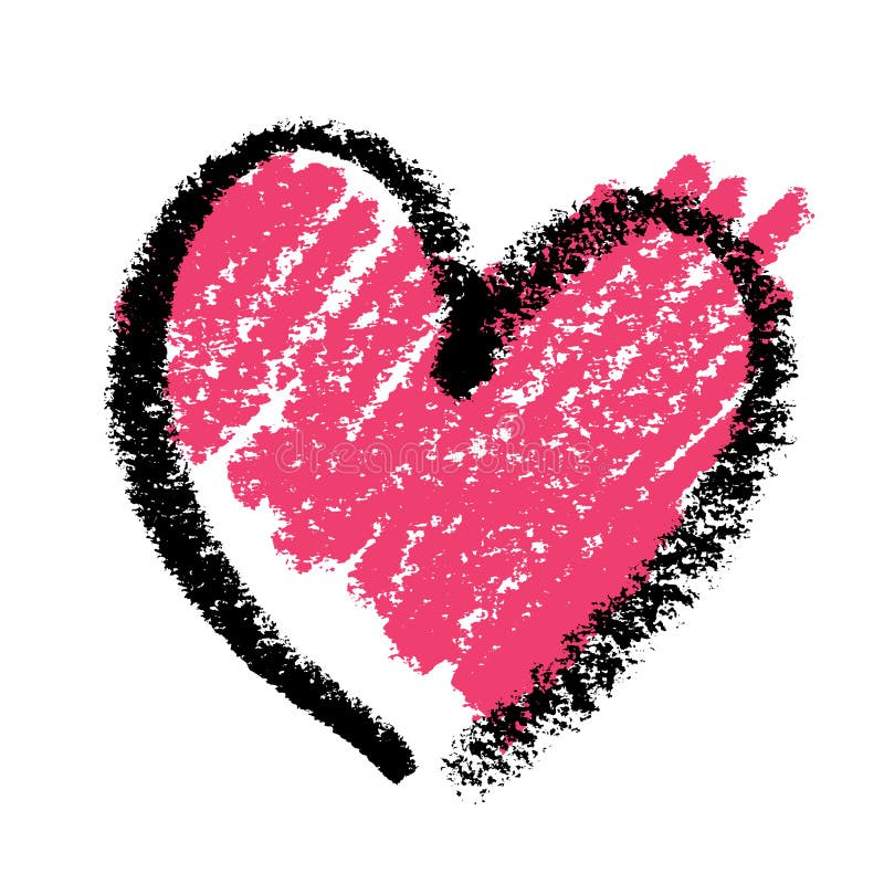 pink heart with transparent background