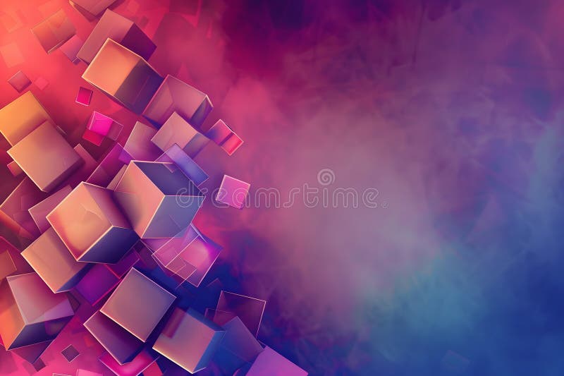 Abstract pink and purple geometric wall background royalty free stock photography