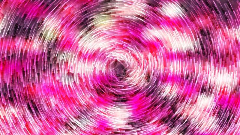 Hot Pink Circular Lines Background Stock Illustration - Illustration of ...