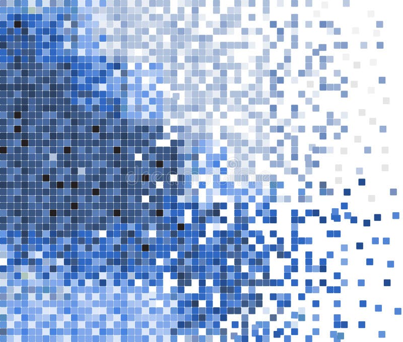 Abstraktné modrý mozaika vektor ilustrácie.