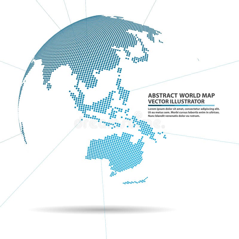 Abstract planet, Global network connection, elements Vector wor stock illustration Abstract planet, Global network connection, elements Vector wor stock illustration
