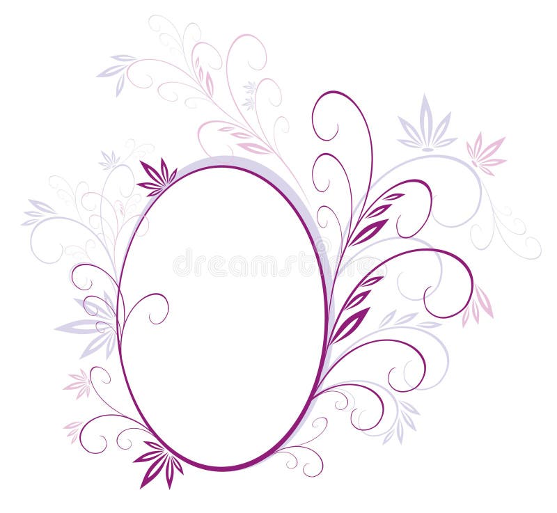 Abstract plants framework vector illustration