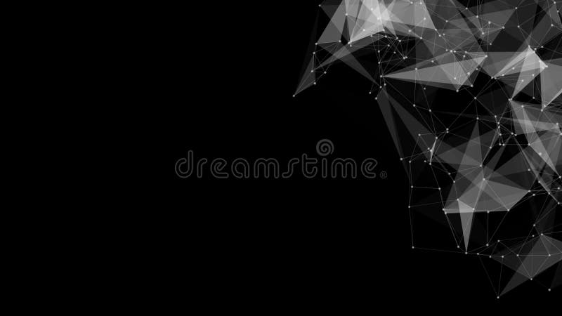 Smooth abstract Plexus Abstract Network Technology Science connected royalty free illustration
