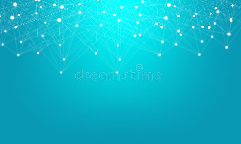 Abstract plexus background with connecting dots and lines. Wave flow. Plexus geometric effect Big data with compounds. Line, conne vector illustration