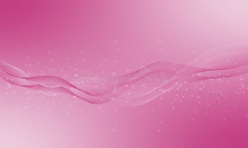 Abstract plexus background with connecting dots and lines. Wave flow. Plexus geometric effect Big data with compounds. Line, conne royalty free illustration
