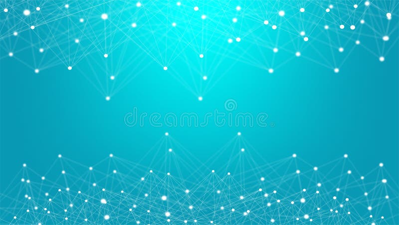 Abstract plexus background with connecting dots and lines. Wave flow. Plexus geometric effect Big data with compounds. Line, conne vector illustration