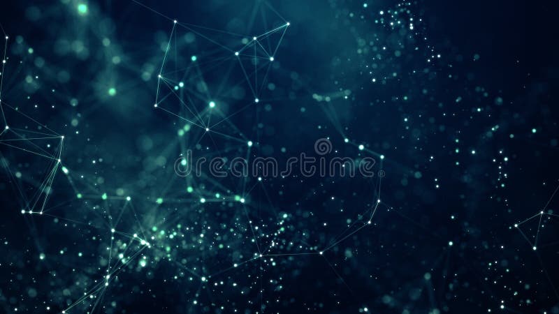 Abstract plexus geometrical shapes. Connection and web concept. Digital, communication and technology network background. royalty free illustration