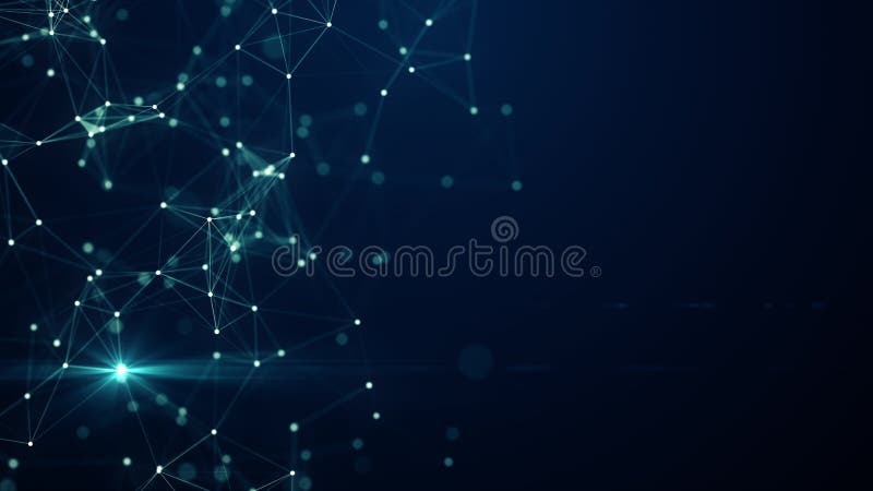 Abstract plexus geometrical shapes. Connection and web concept. Digital, communication and technology network background. royalty free illustration