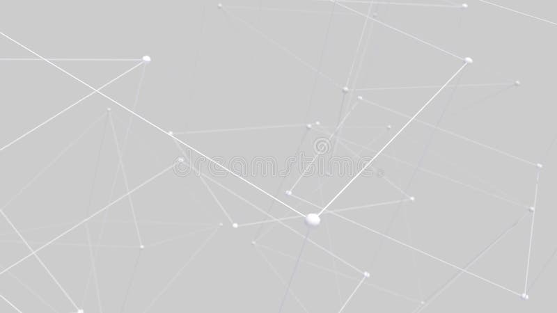 Abstract Plexus Network luxury and titles network of connected lines and dots particles. royalty free illustration