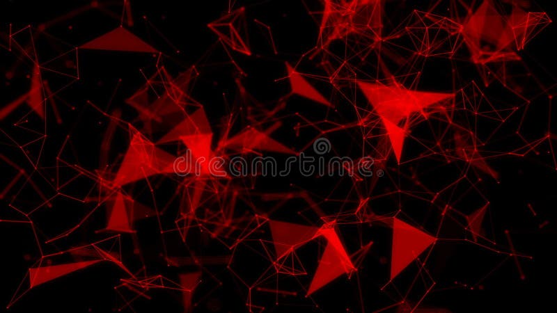 Abstract plexus shapes stock illustration