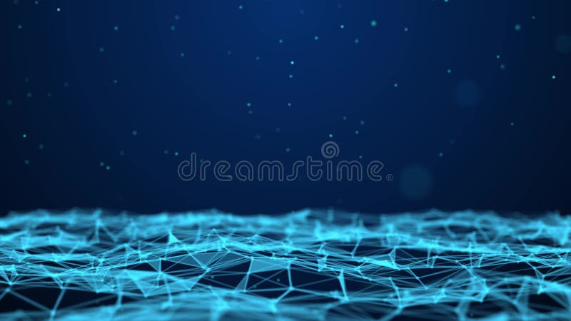 Abstract plexus surface. Particular waves. stock illustration