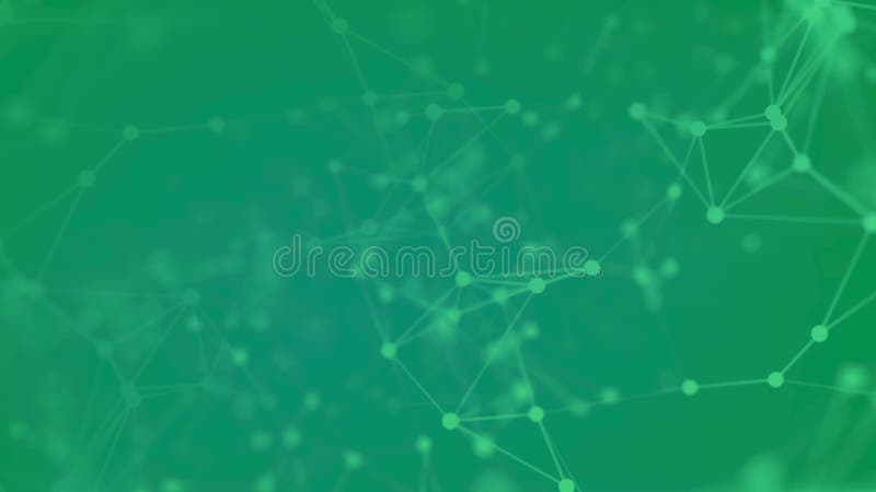 Abstract Plexus Tech Animated Background with Glowing Gold Shiny Lines Dj Loop BG Golden Lines Gold Dots stock illustration