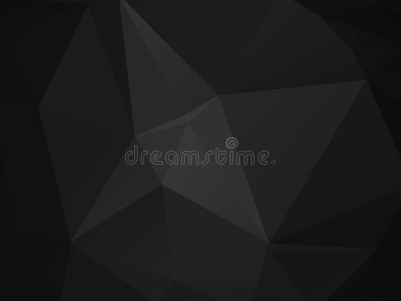 Abstract polygonal background, vector dark gray black mosaic pattern vector illustration Abstract polygonal background, vector dark gray black mosaic pattern vector illustration