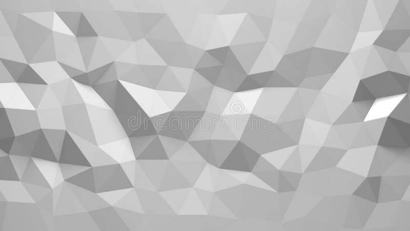 Abstract Polygonal Geometric background white color