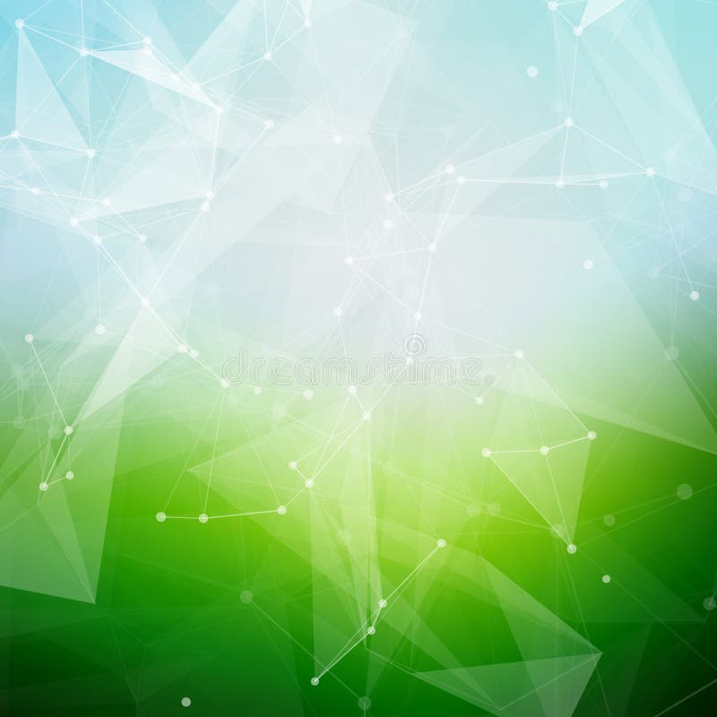 Abstract polygonal summer time low poly bright vector illustration