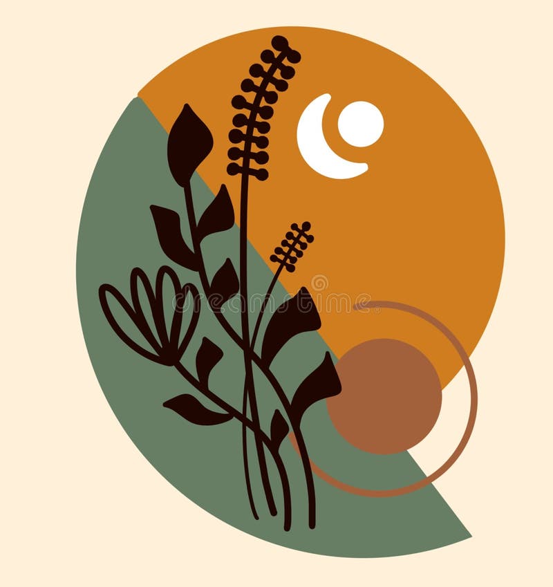 Abstract Poster Minimalist Design Room Wall