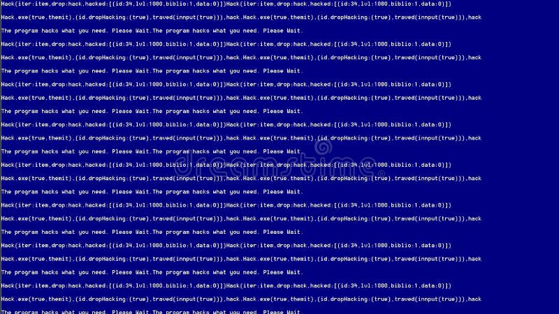 Abstract programming code script on computer blue background computer code script