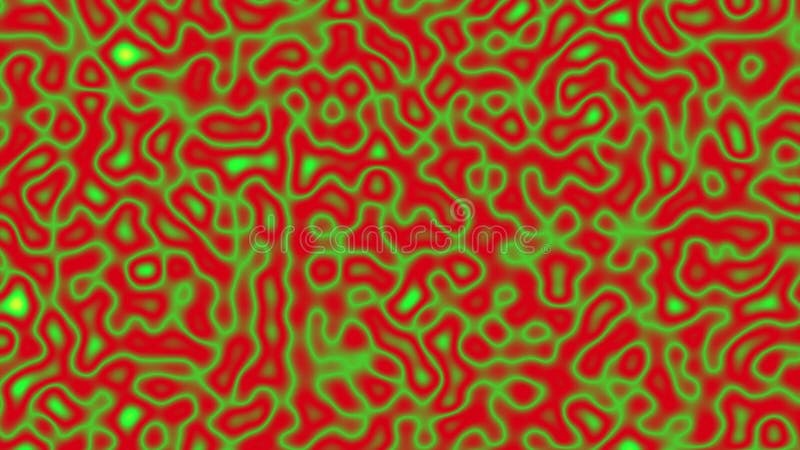 Abstract psychedelic vj seamless loop colorful animation background. Modern neon flow wave pattern design. stock illustration