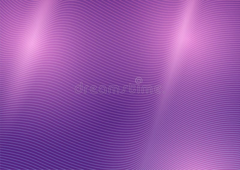 Abstract Purple Background with Waves Stock Vector Illustration of