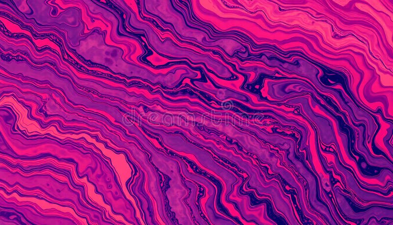 Abstract purple liquid, vibrant fluid texture, Stock Photo, Generative AI stock illustration