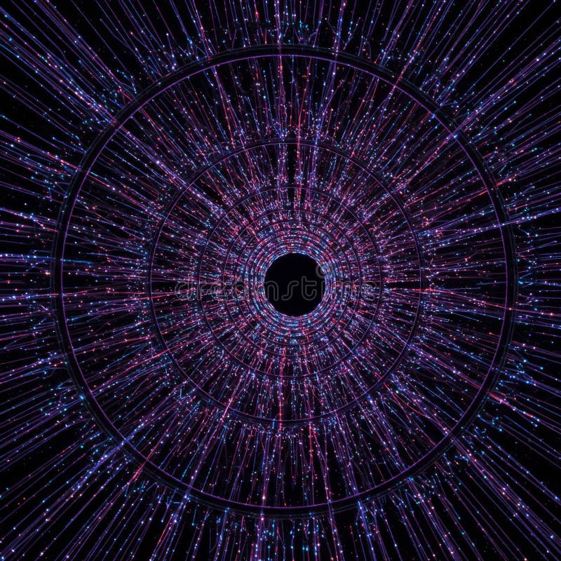 Abstract Purple Pink Blue Digital Art Background vector illustration