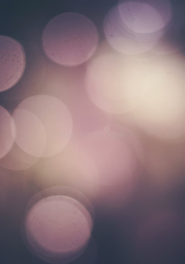 Abstract Purple Pink Bokeh Lights Background stock illustration