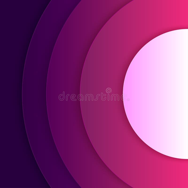 Abstract purple round shapes background