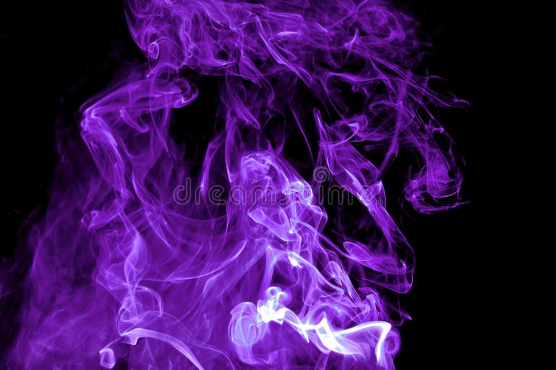 Abstract Purple Smoke on Black Background. Stock Image - Image of concepts,  translucent: 29046311