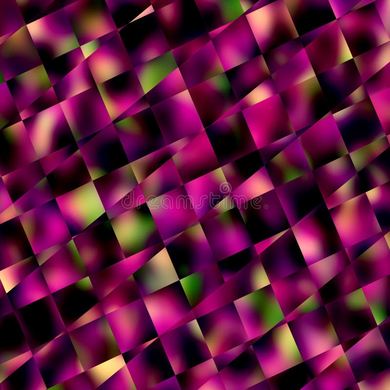 Abstract Purple Square Mosaic Background. Geometric Patterns and Backgrounds. Diagonal Lines Pattern. Blocks Tiles or Squares. vector illustration
