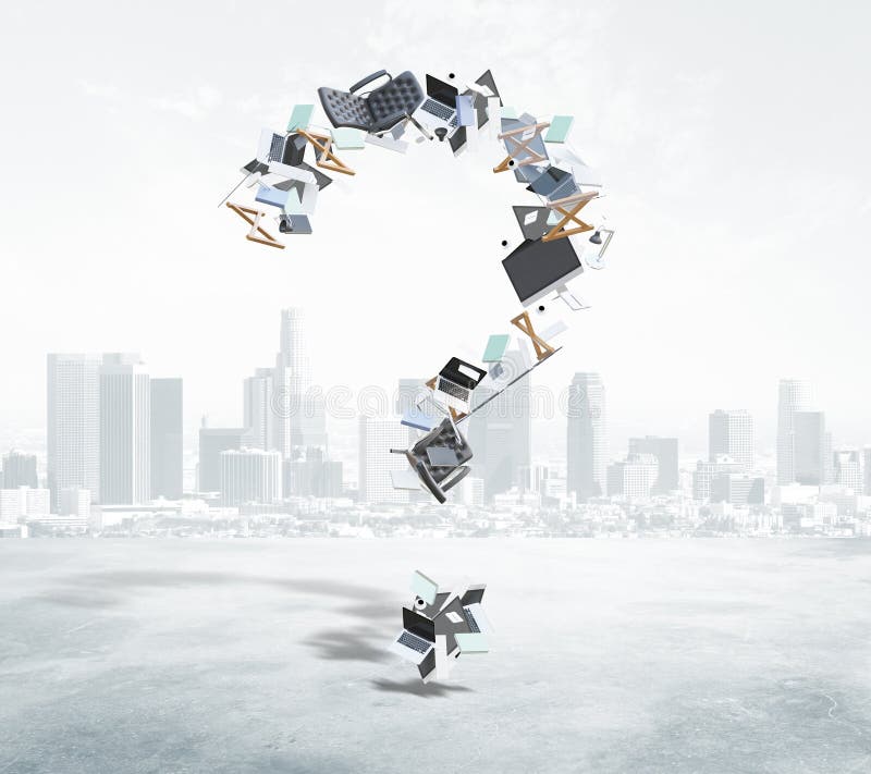 Abstract question royalty free stock images