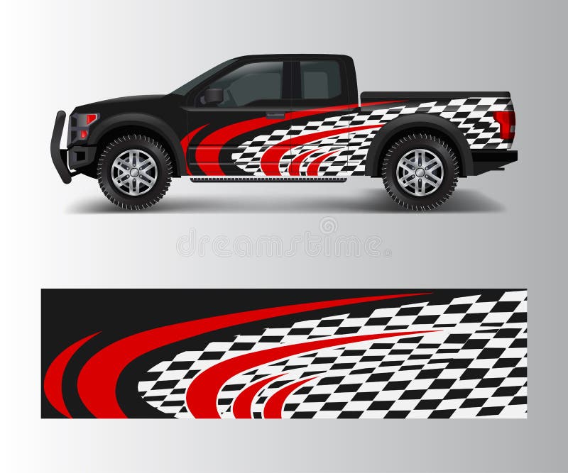 Car wrap kit and vinyl Royalty Free Vector Image