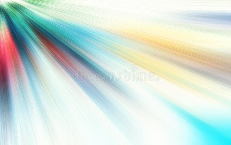 Abstract zoom motion blur