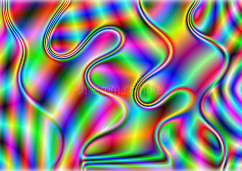Abstract rainbow background Colorful abstract acrylic painting. Natural dynamic mixture of colors royalty free illustration