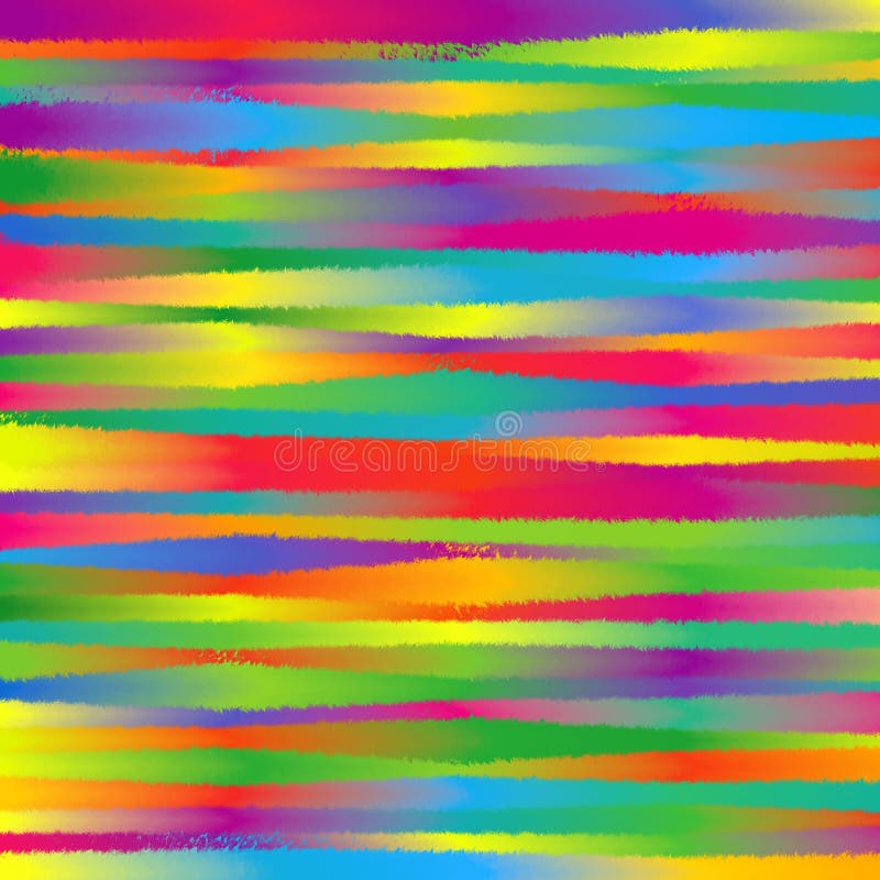 Abstract Colorful Rainbow Spectrum Unequal Roughen Grunge Stripe Lines Background Pattern Texture_1