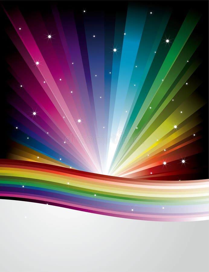 Rainbow disco ball stock vector. Illustration of design 9787090