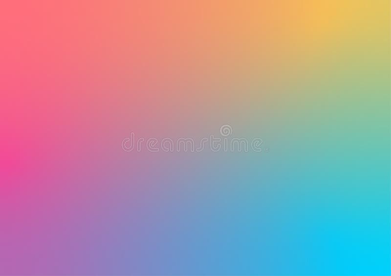 Abstract rainbow gradient smooth background, blur wallpaper template vector illustration