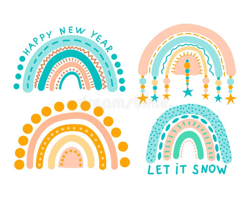 Download Boho Rainbow Stock Illustrations - 3,245 Boho Rainbow ...