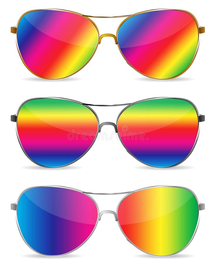 abstract rainbow sunglasses 20678369